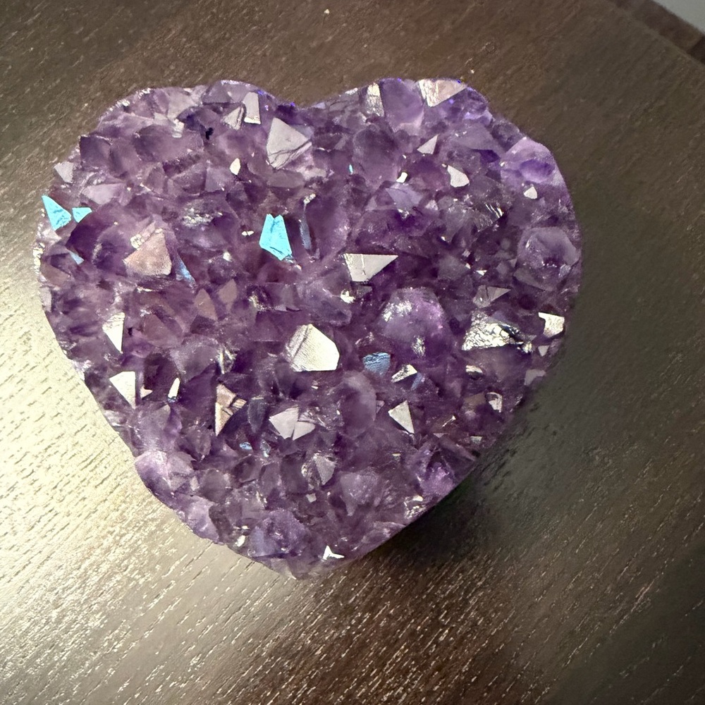 Amethyst Heart Shaped Crystal